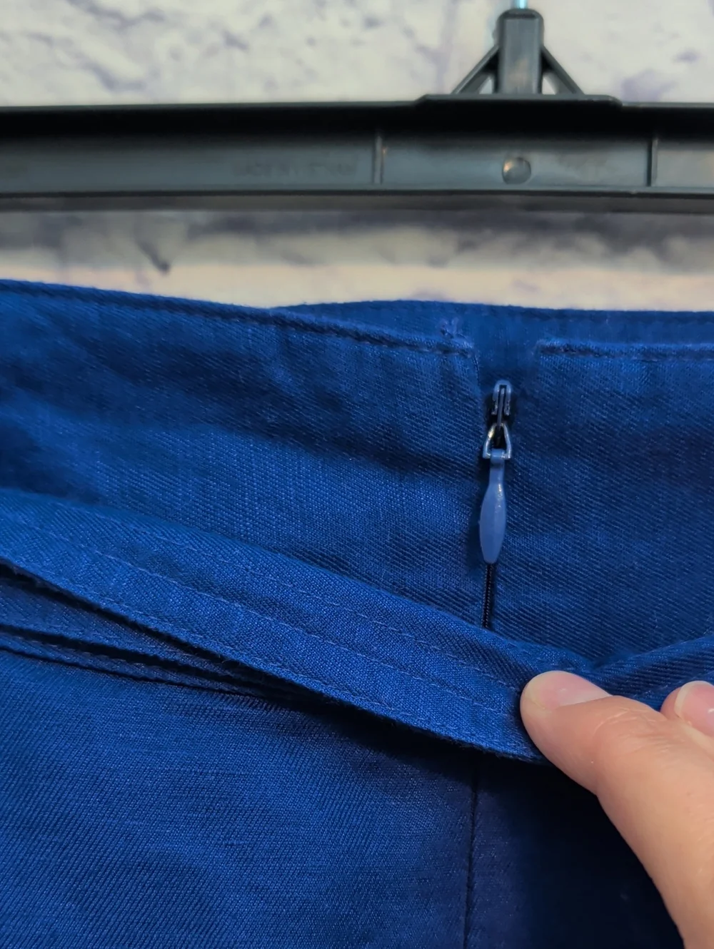 Banana Republic Cobalt Blue Linen Blend Mini Skirt - Size 2